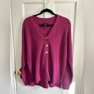 NWOT Rachel Zoe sweater in purple size medium